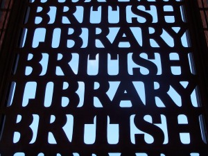 British Library sign